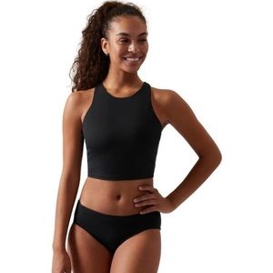 Athleta Black Conscious Crop Bra A-C Size XS